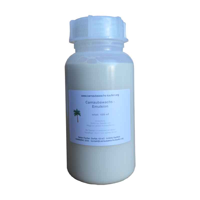 carnauba emulsion konzentrat flasche 1 Liter